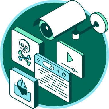 Real-time dark web threat detection scan