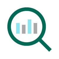 Rapid search and analytics icon for data classification