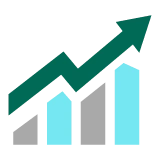 Increased operational efficiency icon